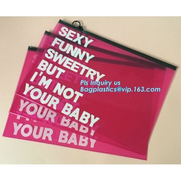 Quality Transparent clear PVC Slider zipper bag plastic bag with zipper, cheap clear pvc pouch good quality with zipper packing wholesale