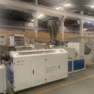 150kg/H Twin Screw Upvc WPC Profile Extrusion Line eco friendly