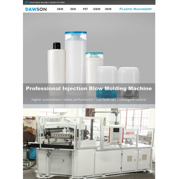 1L One Step Three Station Plastic Shampoo Bottle Ibm Injection Blow Molding Machine
