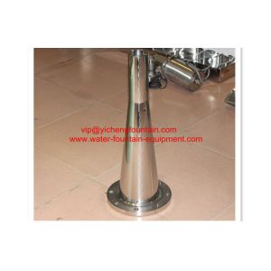Flange Type Ultra High Spray Water Fountain Nozzles For Big Water Landscape 3" 4