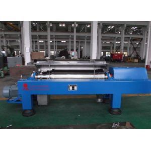 Blue Horizontal Decanter Centrifuge Speed 3600 R/Min Starch Washing And