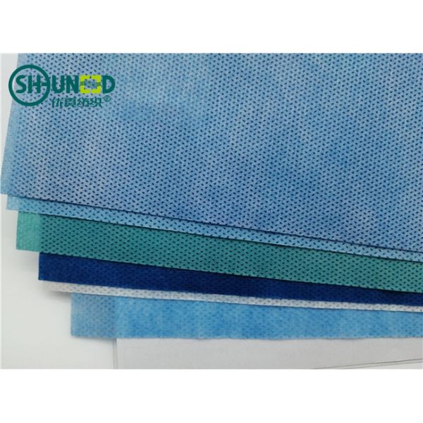 Custom Surgical Gown SMS Polypropylene Spunbond Nonwoven Fabric Anti Alcohol