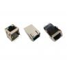 Buy cheap 1X1 Magnetic RJ45 Jack Modular Connector 120 - 150V AC 6u" Gold Plating from wholesalers