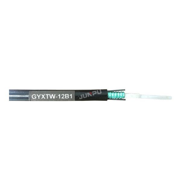 Quality 48 Core Single Core GYXTW Self Supporting Aerial Cable With PE Outer Sheath wholesale
