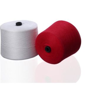 Raw White Recycle Polyester Thread 30S/3 With GRS Certificate