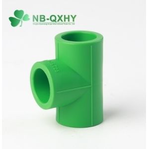 PPR Plastic Water Pipe Tee for Hot Water Connection in Welding Design