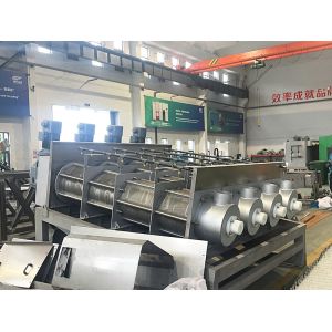 SS Volute Sludge Treatment Dewatering Machine Strew Press Sewage 4000L / H