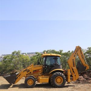 10.6Ton 4CX Backhoe Loader:SHANMON388H Sturdy And Flexible Earth Moving