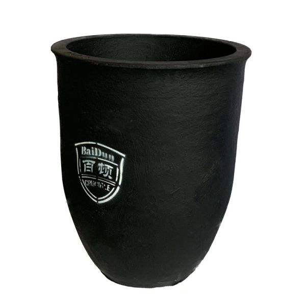 High Hardness Cylindrical Carbon Graphite Crucible Excellent Corrosion