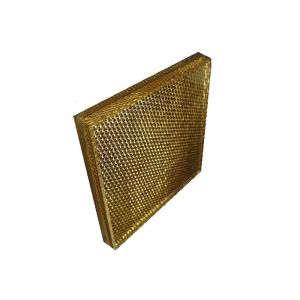 PVB Luxury Metal Mesh Laminated Glass Space Partition