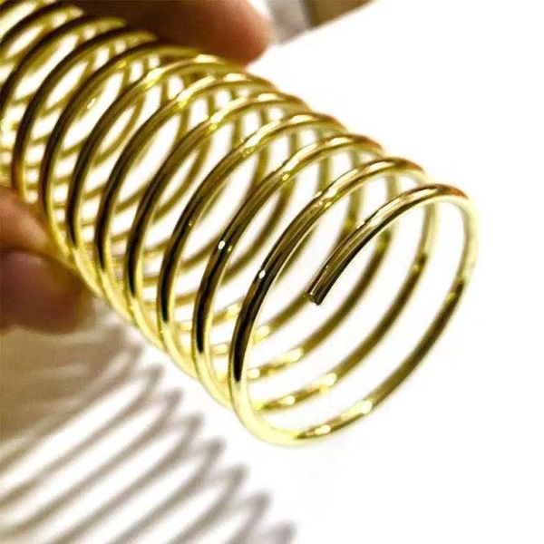 28.6mm Inner Diameter Gold-Plated Volume Book Binding , Used For High-End