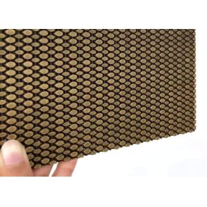 SS304 Architectural Woven Wire Mesh Antique Brass Decorative Nets For Cladding