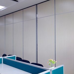 Aluminum Frame Conference Room Sliding Partition Walls / Movable Sound Proof