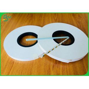 100% Safe FDA Slitted Straw Paper Roll With Colorful Pattern