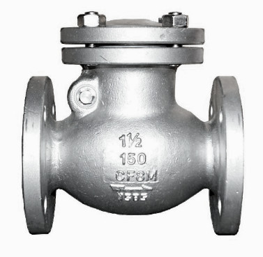 Quality RF CF8M SS316 Flange Check Valve 1-1/2″ CL150 For Oil / Gas wholesale