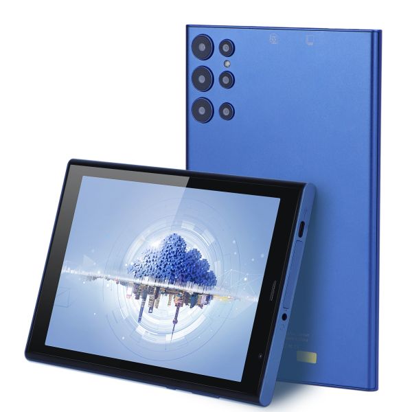 C idea Blue 8 Inch Tablet PC With Case 128GB+32GB Expandable Storage 800X1280 HD
