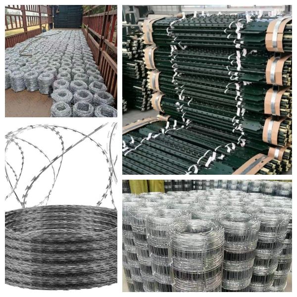 Galvanized T Posts 1.58kg-2.04kg/m Secure Livestock Fencing Solution