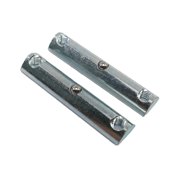 Wholesale M6 Long T Slot Nut Roll-in Spring Loaded Ball Elastic Nuts for 4040