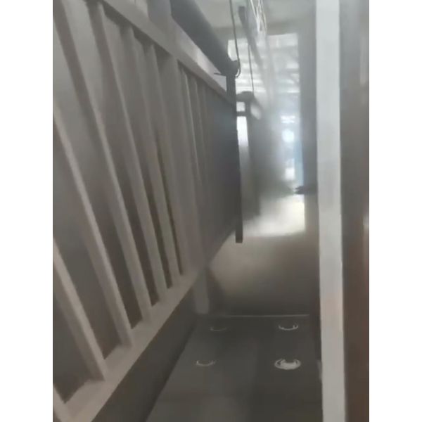 Industrial Electrostatic Powder Coating Line Low Noise High Efficiency For Metal