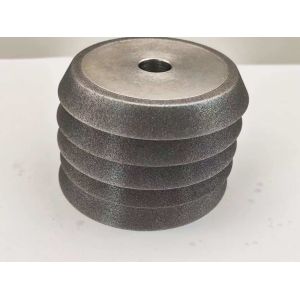 OEM Kind 76.2mm Steel Basebody CBN Sharpening Wheels For Chamfering