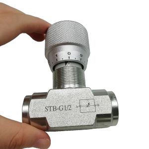 Hydraulic Pressure Valve STB-G1/2 Filtration SAE Class 4 Or Better