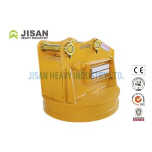 High Temperature Excavator Round Lifting Magnet For Scraps Attachment