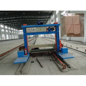 China Automatic Long Sheet Sponge Cutting Machine For Rigid PU Foam 60m / Min on sale