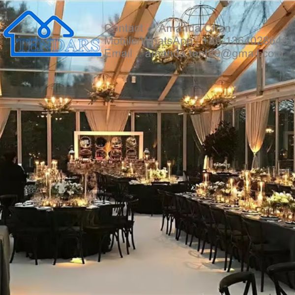 Waterproof / Fire/Flame Restardant Aluminum Transparent Wedding Party Canopy