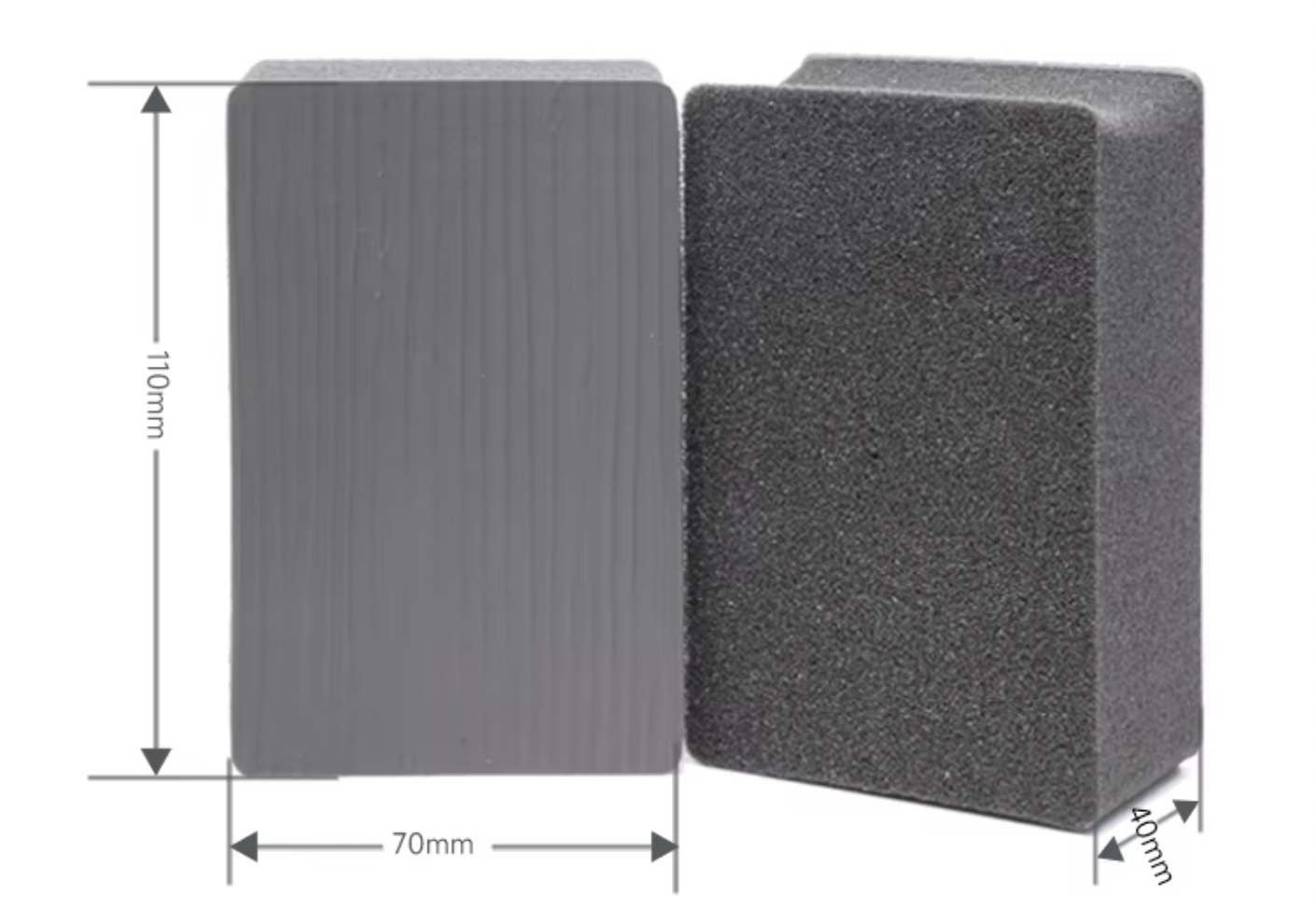 Rectangular Auto Clay Bar Block Sponge Removes Embedded Residues