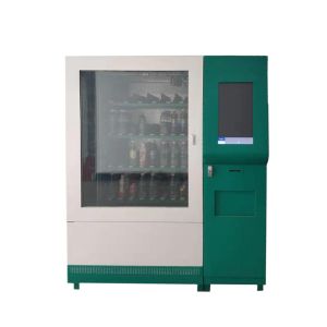 Coin Bill Card Payment Food Vending Machine For Sandwich Drinks With Advertising