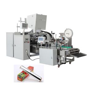 Professional Manufacture Automatic 4 Shafts Baking Paper Rewinder with Aluminium