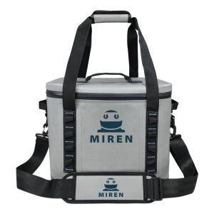 Soft Square 30 Can Cooler Bag Reusable Waterproof For Barbecue Camping