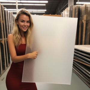4mm Corrugated Plastic Sheets 4x8 White Color UV Resistant Good Chemical