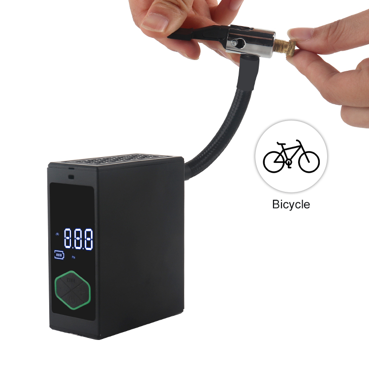 New 150psi Compact Tire Pump Aluminium Alloy 12V Tyre Inflate Portable with