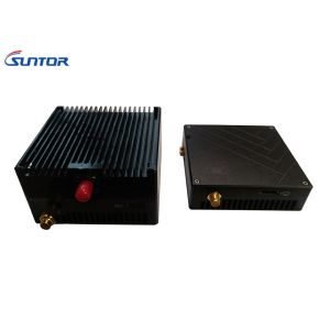 China Long Range Solider Drone Video Transmitter , UAV Wireless Video Audio Transmitter COFDM on sale