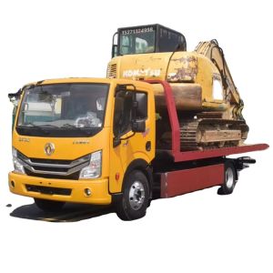 China 13 Ton Trailer Flatbed Recycling Truck for Sale, Japan 1SUZU ELF NPR 600P 5.6M Full Platform Flip Rescue Truck Flatbed Trailer on sale