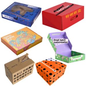 Varnishing Corrugated Board Blind Box for Customized Tear-Off Boxycharm Kraft