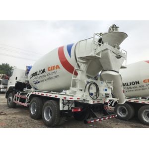 10m3 Used Concrete Mixer Truck , Ready Mix Concrete Vehicle With HINO 700