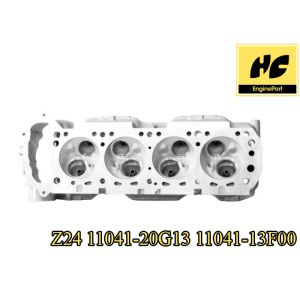 China Nissan Z24 11041 20G13 / 11041 13F00 Diesel Engine Cylinder Head Cast Iron / Aluminum Material on sale