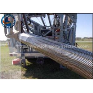 Multi Functional Water Well Screen 0.5 Mm / 0.63mm / 0.75mm / 1.0mm Slot Size