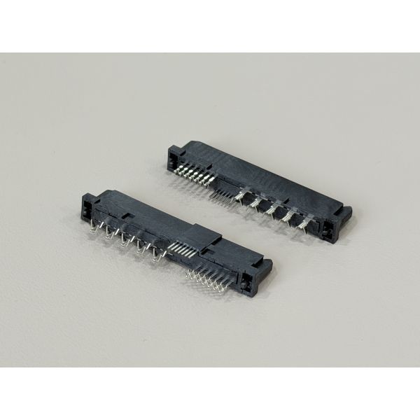 High-Speed SAS 29P IDC Female Cable Connector 180° with Peg, Phosphor Bronze Terminals & Gold G/F Contact | Electrical Signal Connector for PCB &