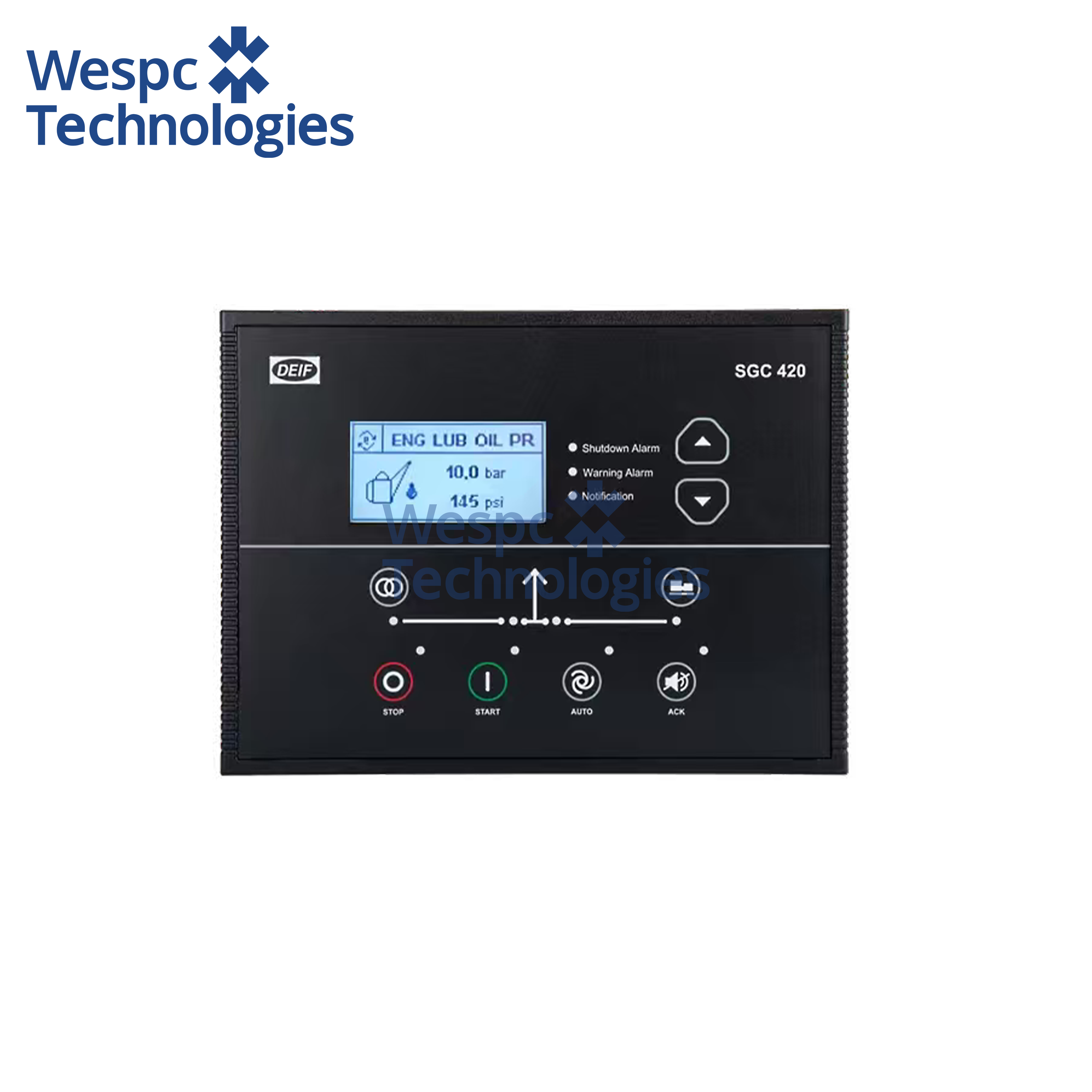 WESPC Original SGC420 MKII DEIF Genset Controller Generator Control Module Panel