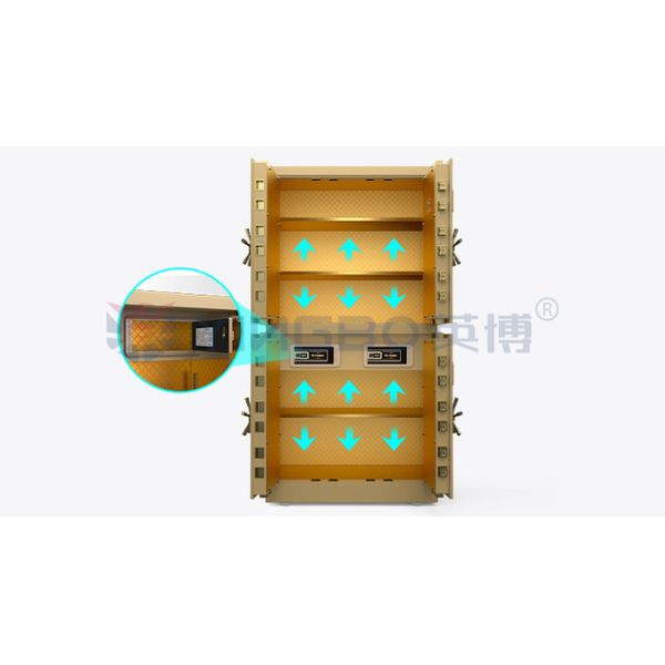H1800mm Four Doors Fingerprint Lock Vault Door Movable Vault Room Safe Box