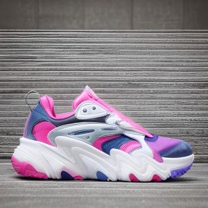 Non Slip Comfortable Custom Women's Sneakers Mesh Leather