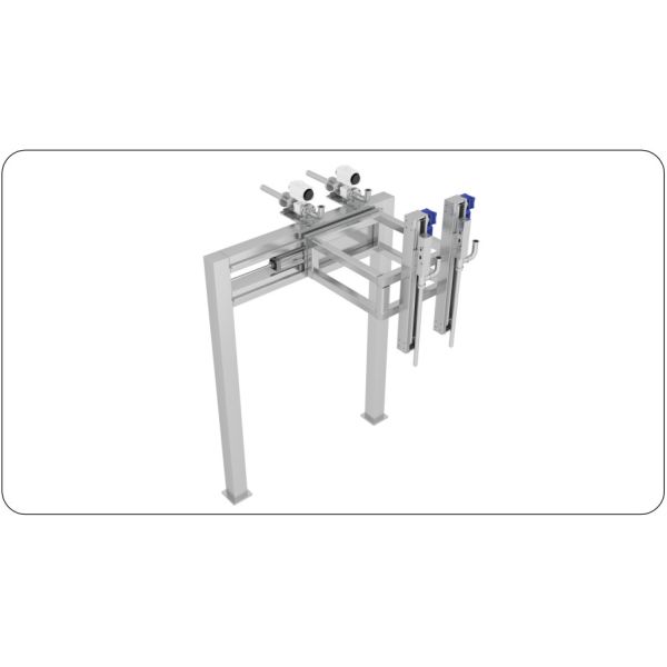 Agrochemical Formulation 1000L Ton Drum Filling Machine Double Head Switching