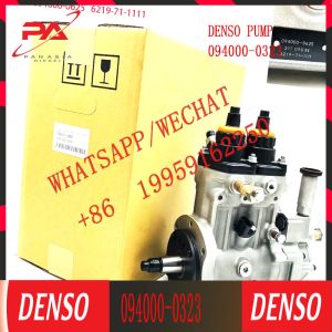China High quality Diesel Engine Fuel Pump 094000-0323 for Komatsu Engine SA6D140E Loader WA500-3 on sale