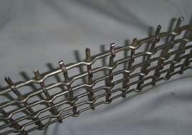 Stainless Steel Crimped Wire Mesh Pre-crimping before Weaving