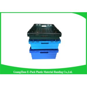 Customzized Mesh Plastic Food Crates with Ergonomic handles or handgrips