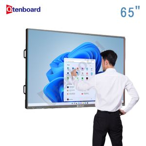 Qtenboard Wholesale New 65 75 Inch 4k All in One Android Newline Os Interactive