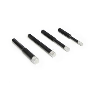 1/3 Shank Brazing glass Diamond Hole Saws With Cooling Wax